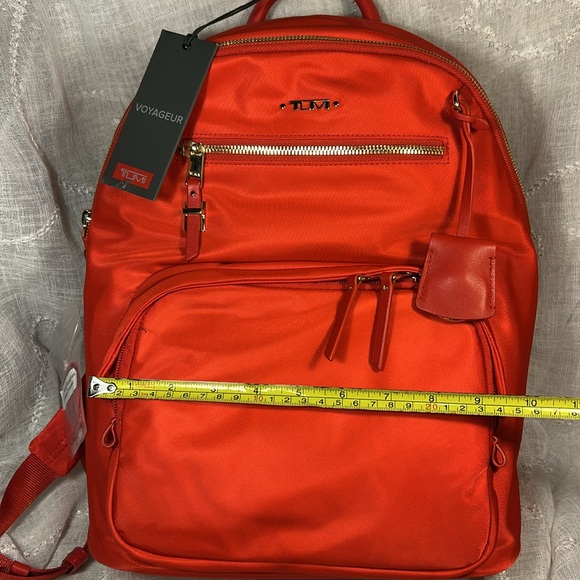NWT Tumi Carson Voyageur backpack in rare red - Picture 5 of 16